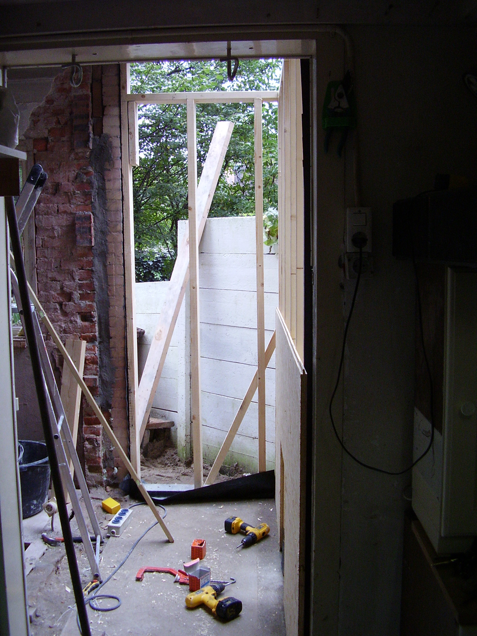 Keuken aanbouw in tuindorp